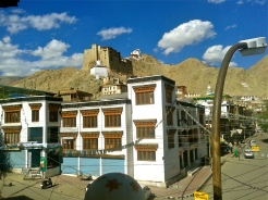 Leh Palace in the distance